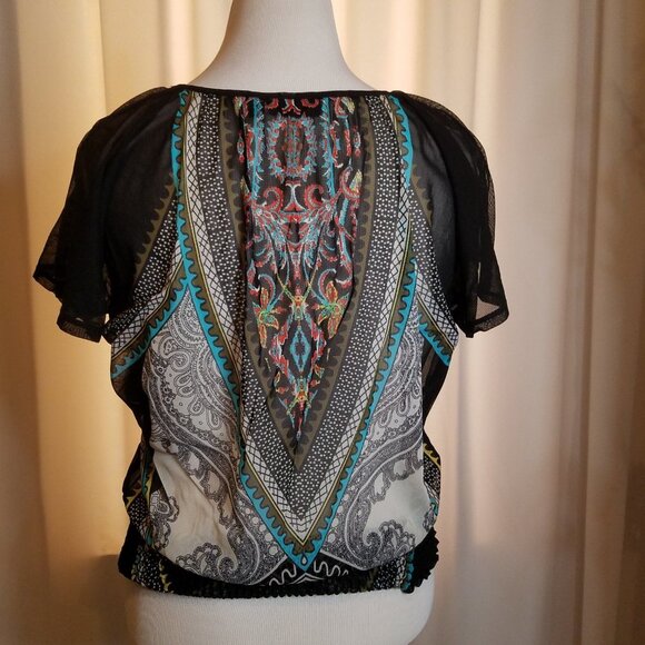 Apt 9 ladies top multicolored sz PM - Picture 4 of 4
